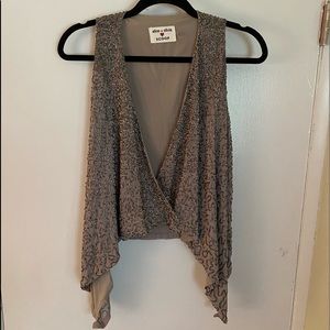 Alice and Olivia beaded vest